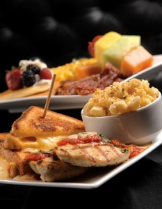 Americana Restaurant & Lounge - The weekend “Bombshell Brunch” offers a build-your-own grilled cheese sandwich bar and plenty of other options, such as macaroni and cheese, chicken Parmesan and more traditional breakfast choices, including pancakes, bacon, eggs and fruit.