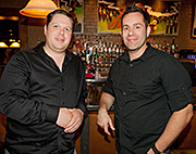 Chris Steele and Steve Kostianis  of Johnny's Italian Steakhouse.