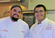  Chefs Mike Rastrelli and Tristan Kao of Rastrelli's Restaurant in Clinton.