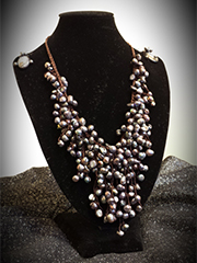 This necklace and earring set was part of the Jazz, Jewels & Jeans silent auction last year.