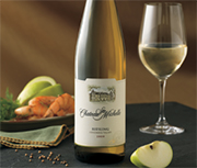 Chateau Ste. Michelle's Columbia Valley riesling is a great compromise between sweet and dry. 