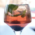 The blackberry mint wine spritzer at Le Jardin is a lighter, more effervescent option for a daytime cocktail.