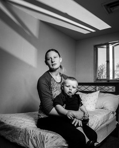 Samantha Fink found refuge at Iowa Homeless Youth Centers’ Lighthouse facility when she was pregnant with her son, William. 