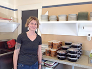 Brandy Lueders is the mastermind behind the inventive home-cooked meals offered at The Grateful Chef. 