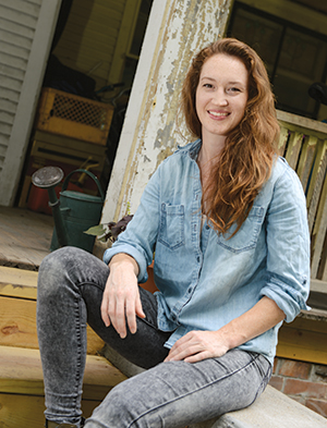 Katelyn McBurney is renovating a historic three-story house into a community living space for local artists. 