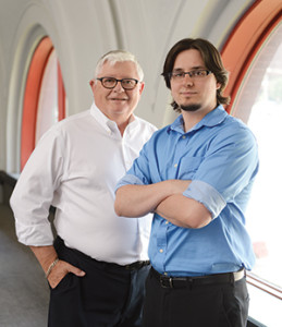 Over the course of his career, Jack Morlan (left) has fitted some 10,000 people with wigs. His son, Zac Morlan (right), joined him in the business about two and a half years ago.