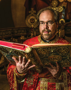 Rev. Basil Hickman of the Greek Orthodox Church of St. George.