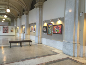 An exhibit of local artists' work continues through Jan. 7 at Polk County Heritage Gallery. 