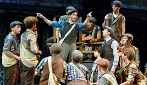 With a mix of music, dance and romance, "Newsies" is based on an 1899 newsboy strike.
