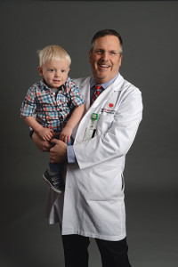After almost dying, Kellan Wallenburg today is an active and healthy toddler, thanks to the surgical skills of Dr. David Hockmuth.