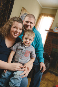 Erin and Brad Gilbert hope the home repairs treat the underlying causes of Lucas’ symptoms.