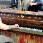 Flame patterns aren't unusual on guitars. On pianos? Only from City Sounds. Pianos from last year's program have yielded unusual artwork that will be sold by auction Sunday. 